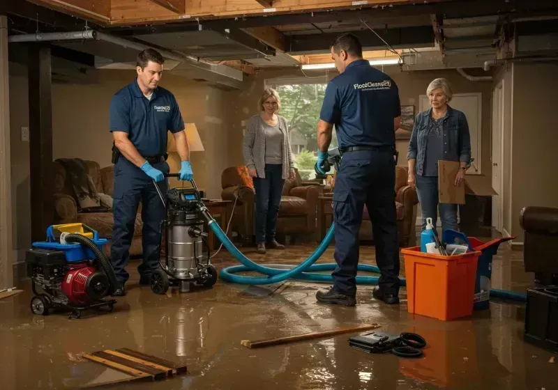 Basement Water Extraction and Removal Techniques process in West Brattleboro, VT